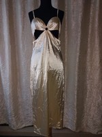 Satin maxi dress. New, with tags bust: 48cm, waist: 42cm.