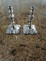 Pair of sterling silver candle holders for sale!