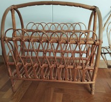 Rattan újságtartó