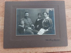 (K) German soldier and his family artistic photo