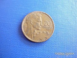Yugoslavia 20 dinars 1955!
