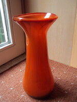 Üveg váza, üvegváza 25 cm