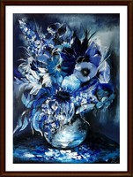Cinnabar - blue world (30 x 40, oil)