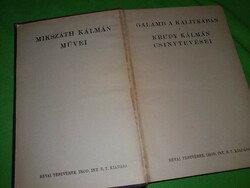 1920.Mikszáth Kálmán:Galamb a kalitkában/A Krúdy Kálmán csinytevése regény könyv képek szerint RÉVAI