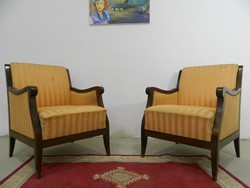 Antik / Art deco fotel pár ( Az ár a 2 db fotelre vonatkozik)