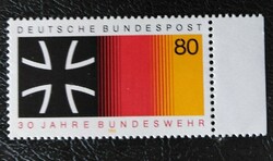 N1266sz / Németország 1985 A Szövetségi Köztársaság védelme bélyeg postatiszta ívszéli