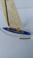 Retro plexiglass sailboat 
