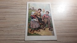 Antique greeting postcard shown in the photos for sale. As shown in the pictures.