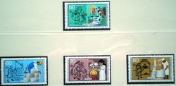 N1274-7 / Germany 1986 for youth stamp series postal clerk