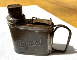 Régi, német  II. Világháborús katonai gyújtó/TINOL/, antik, fém