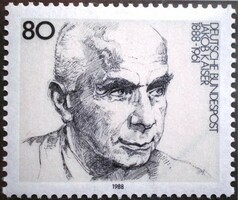 N1350 / Germany 1988 jakob kaiser political stamp postman