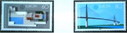 N1321-2 / Germany 1987 europa : modern buildings stamp set postal clean