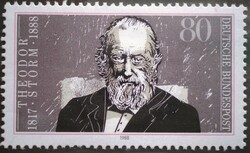 N1371 / Germany 1988 theodor storm postage stamp postage stamp
