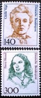 N1432-3 / Germany 1989 famous women ix. Postage stamp