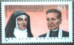 N1352 / Germany 1988 Redemption of Edith Stein and Rubert Mayer stamp postman