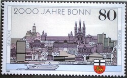 N1402 / Germany 1989 bonn 2000 year stamp postal clean