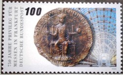 N1452 / Germany 1990 Frankfurt fairs stamp postal clean