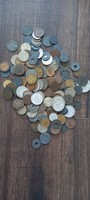The pile of coins shown in the pictures is for sale, I did not count or measure them