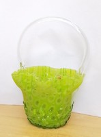 Bohemia. Sinrival basket in neon-green colors containing uranium