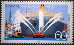 N1419 / Germany 1989 the Hamburg Harper stamp postage stamp