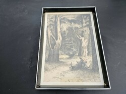 Colored etching 29x41 cm