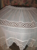 Beautiful double lace vintage style curtain