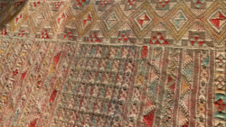 Antik marokkói falikárpit, szőnyeg