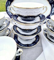Zsolnay pompadour nagy leveses csészék