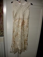 Little girl's dress, cream monsoon silk