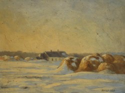Sándor Piller, 1929: winter on the farm