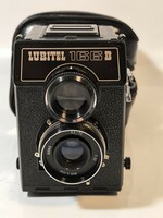 Lubitex 166B Fényképezőgép Eredeti Bőr Tokkal