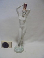 Aquincum női álló akt figura, nipp - 23 cm