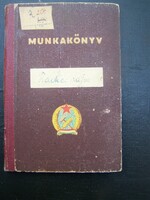 Munkakönyv 1950-ből, Rákosi címerrel