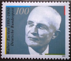 N1494 / 1991 Germany walter eucken political stamp postal clerk