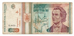 1000    Lei     1993    Románia