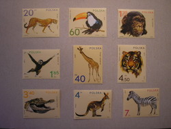 Lengyelország - Fauna, állatkerti állatok 1972