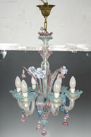 Handmade glass chandelier from Ca'rezzonico Murano