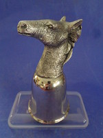 Marked hunting cup with horse, head cup