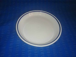 Zsolnay porcelán kék szélű kistányér (A15)