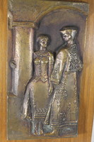 János Nagy istván gallery bronze relief 761