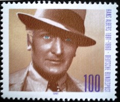 N1561 / 1991 Germany hans albers actor stamp postal clerk