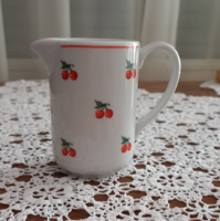 Alföldi porcelán cseresznyés tej/ tejszín kiöntő