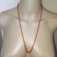 Antique 1925 Australian noble coral pearl string with 14k clasp