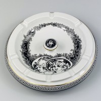 Hólloháza porcelain ashtray designed by László Jurcsák