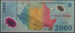 D - 147 -  Külföldi bankjegyek:  Románia 1999 2000 lei