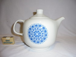Retro lowland porcelain teapot, spout - canteen pattern