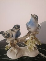 A pair of birds. Rare beautiful flawless 22 cm
