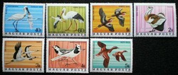 S3162-8 / 1977 birds - birds of Hortobágy stamp set postal clerk