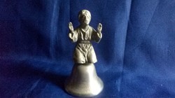Figural table metal bell