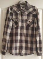 Unisex checked cotton shirt size 38